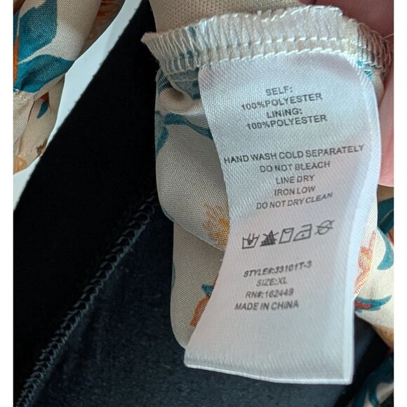 Milk & Honey Floral Print Crop Top -XL - Picture 9 of 9